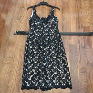 JS Boutique 4 black lace beaded dress